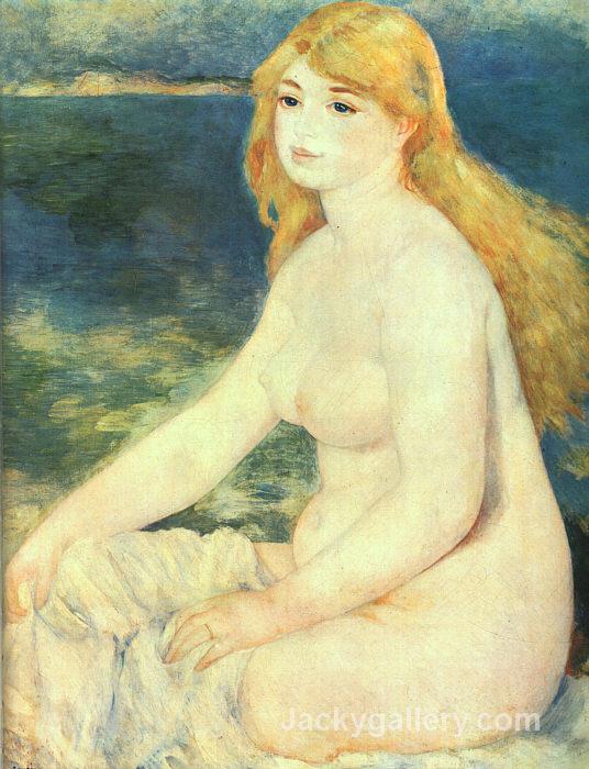 Blond Bather by Pierre Auguste Renoir paintings reproduction